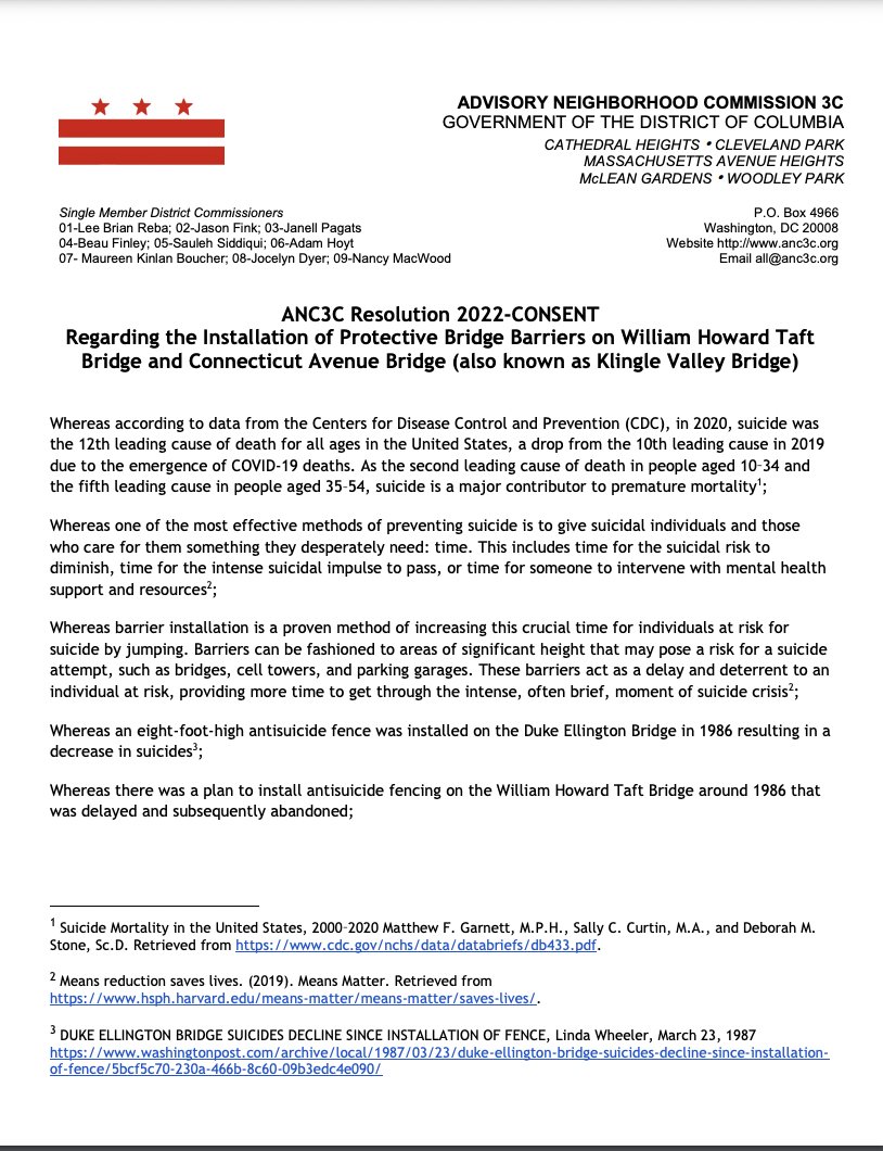 Janell105Janell's tweet photo. @ANC3C and #ANC1C passed resolutions with the facts. Facts of how deadly this bridge is and how bridge barriers help prevent people from taking their lives. We cite sources. #giftoftime 2/5 https://t.co/VicAmQEHPH