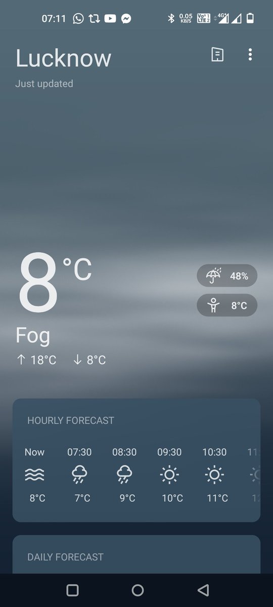 surbhi6547's tweet image. Lucknow
Good morning
#wednesday
 🥶🥶
#thand #thandi