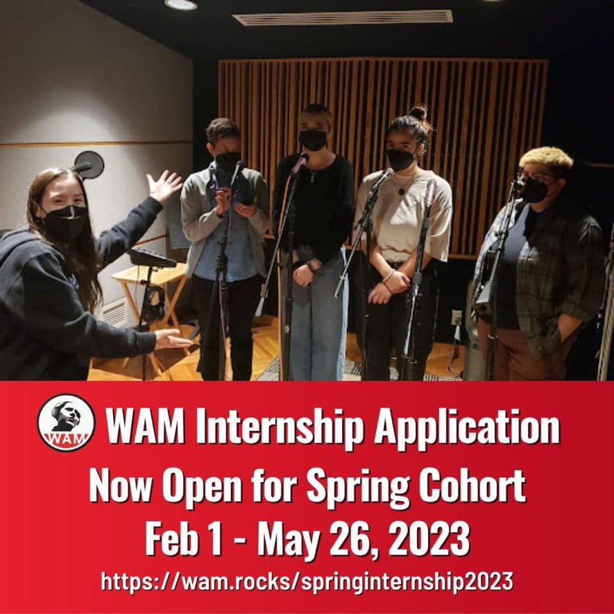 womensaudio's tweet photo. The deadline to apply for our #SpringInternship is quickly approaching, and there are only a few spots available!
Learn More & Apply: https://t.co/abL8ZAQ7oM
๐ซ Jan 11, 2023: Application deadline
๐ซ Feb 1, 2023: Internship start date
๐ซ May 26, 2023: Internship end date https://t.co/bcxfEAXggA