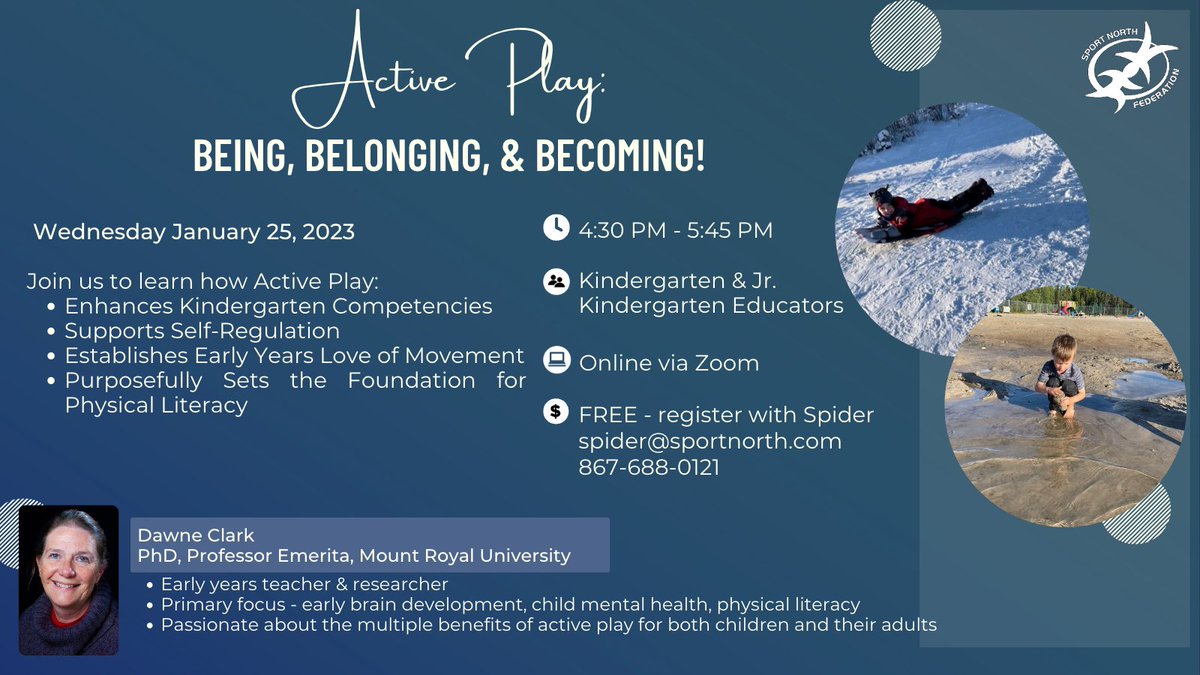 To register, please contact Spider at spider@sportnorth.com or 867-688-0121