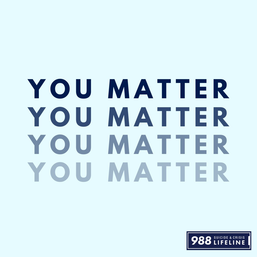 Never forget how important you are. #YouMatter