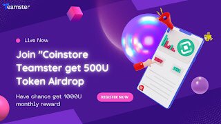 Be a part of Coinstore Teamster to receive massive #CNT airdrops and claim 
1000 USDT monthly reward
Join Now: forms.gle/wh9eYJLREs6Czy…
Key word: #Coinstore #CoinstorePrime #ChooseCoinstore #Teamster #CNT