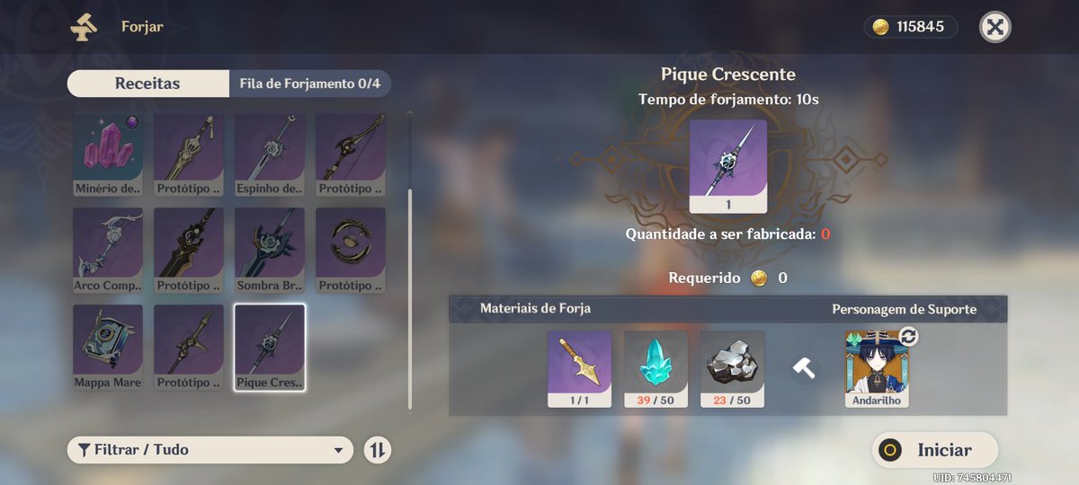 gnt qual lança seria bom para xiangling?