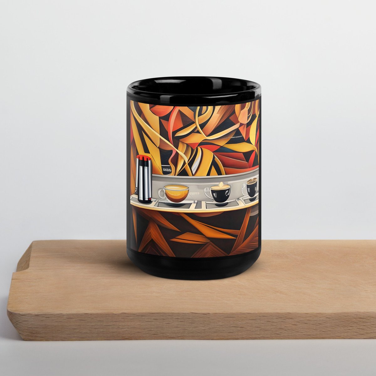 Excited to share this item from my #etsy #art #abstarctart #coffee #coffeeart #coffeeshop #coffeedecor #mug etsy.me/3ivXN1E