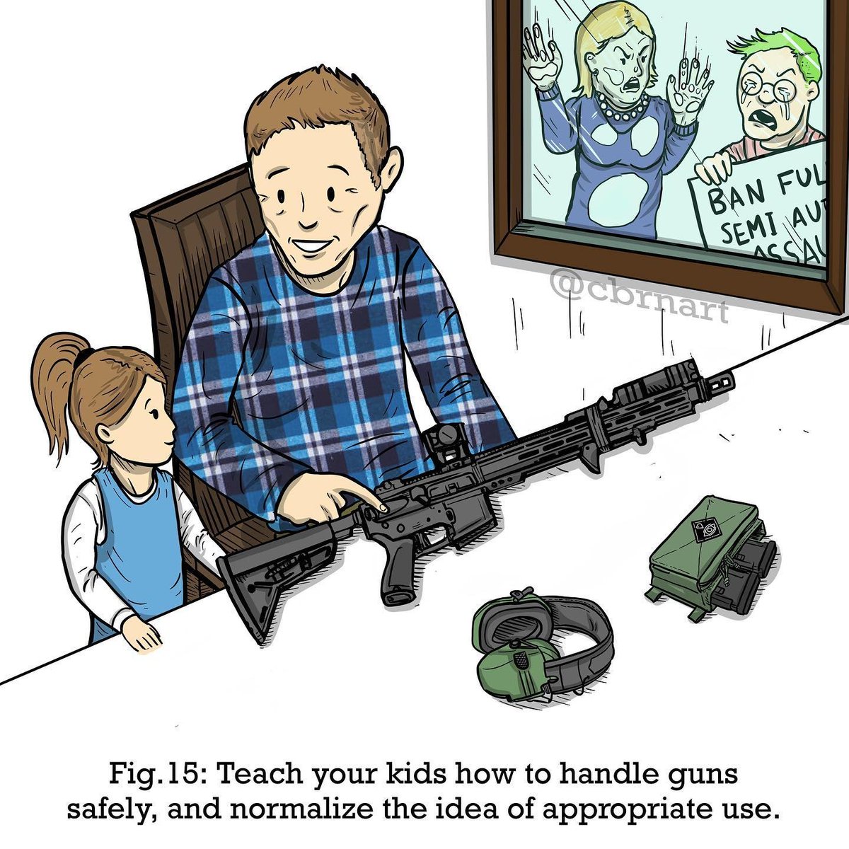 MxTacs's tweet photo. Enseña a tu familia su uso correcto. Como cualquier herramienta, el peligro no es el arma en si, sino el usuario que no sabe manipular de forma correcta.
#learnwithexperience #SpecialTactics
Crédito de la imagen: @cbrnart https://t.co/t17fcMoOvD