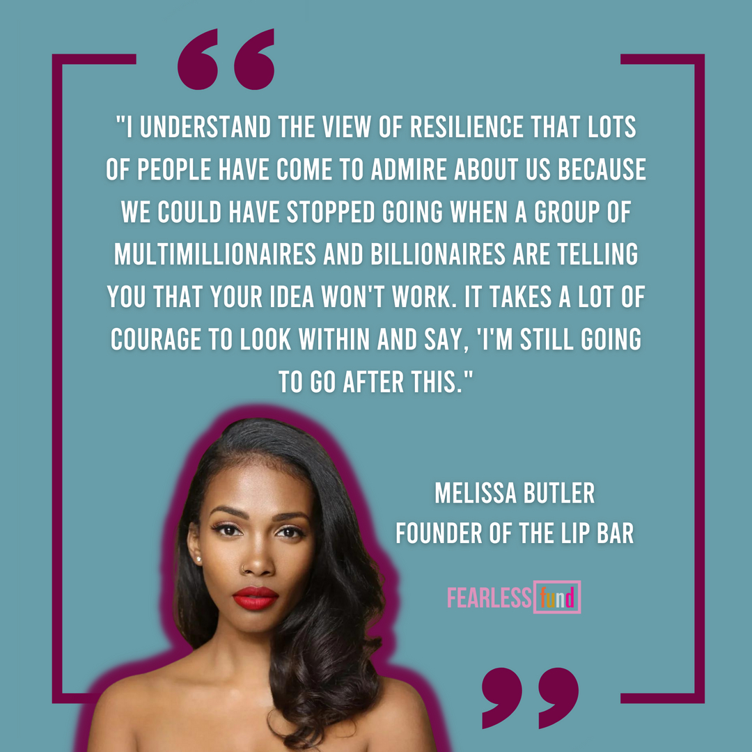 FearlessFund's tweet photo. Here's your sign to: KEEP. GOING. 💫
#FearlessFund #PortfolioCompany #FearlessVCSummit #TheLipBar #MelissaButler #VentureCapital https://t.co/GPqTufN1VT