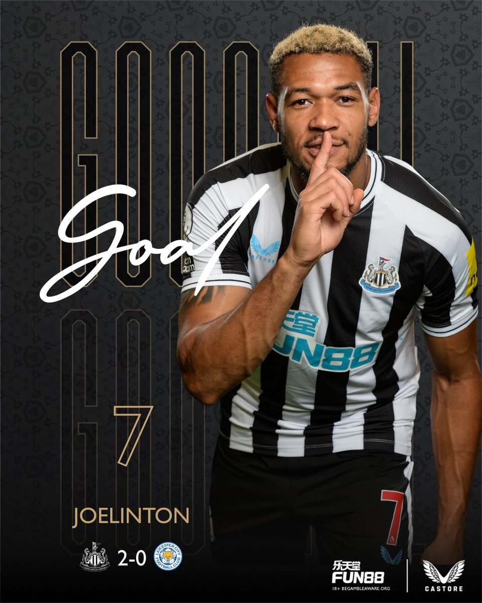 NUFC's tweet photo. YOU MAGS!!!!

Almirón plays in Joelinton with a perfectly weighted pass and the Brazilian finishes brilliantly into the bottom corner!

[2-0]

#NEWLEI // #NUFC https://t.co/KnEUHI2Sav