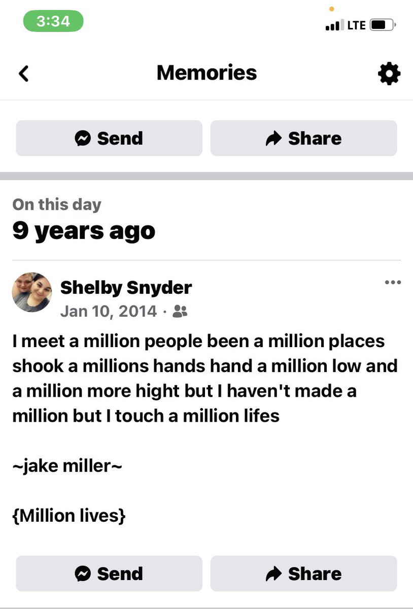 shelbysnyder15's tweet photo. 9 years ago I quoted this song from @jakemiller  and to this day this song is still my number 1 !!! https://t.co/K0BpJt3faQ