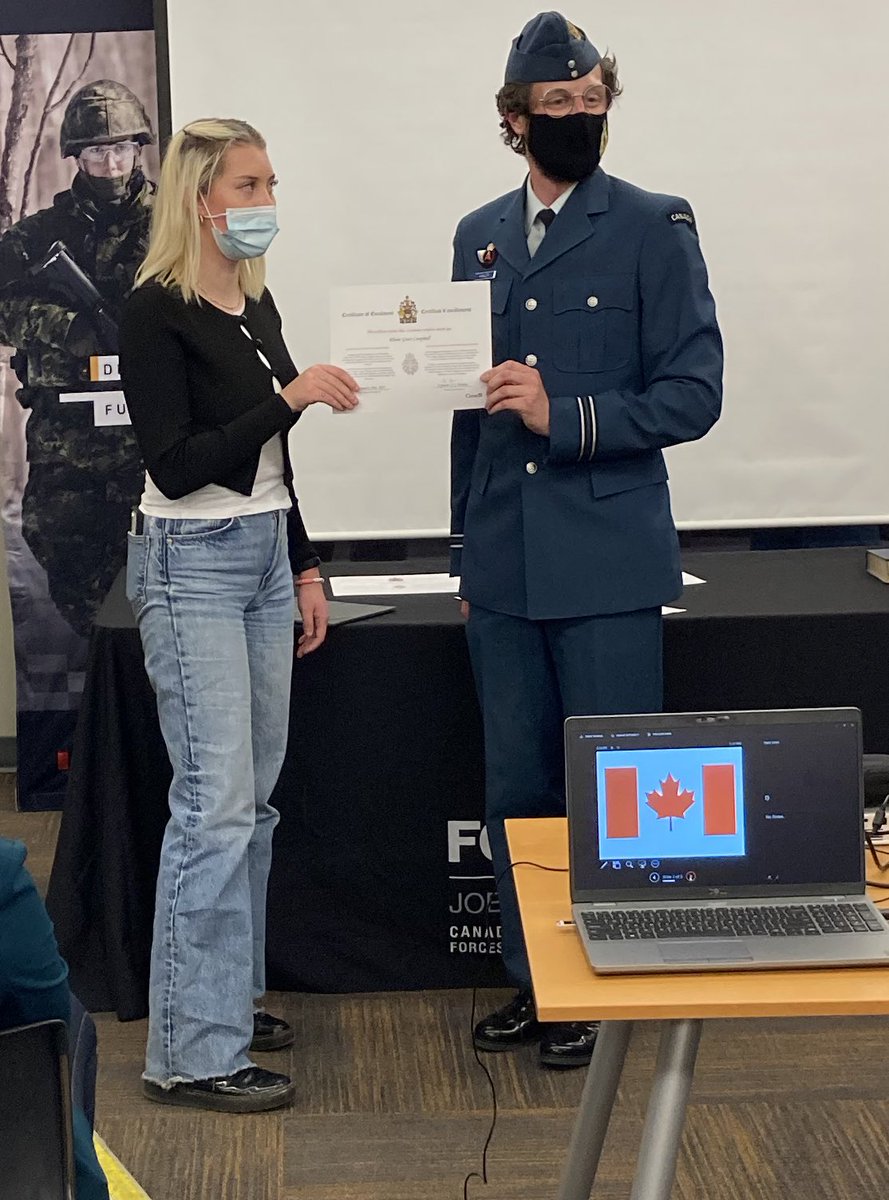 whytwolf's tweet photo. Today my daughter Rhane was sworn into the @CanadianForces. I can’t express how proud I am of of one of the @RoyalCanNavy’s newest #sailors. Congratulations to her and all the recruits sworn in today. You #MakeCanadaProud. #ProudMoment #proudpapa https://t.co/5NKIz5CQbJ