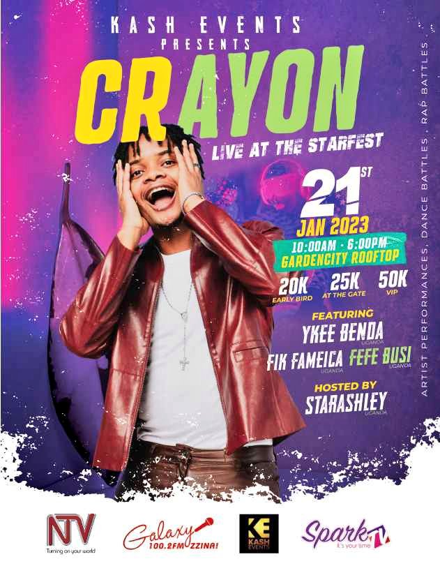 NessaBa86094993's tweet photo. 21st Jan it's going down at garden city rooftop starfest event hosted by star Ashley featuring crayon of Nigeria 30k squad tickets 20k single miss not come one come all https://t.co/Hquyqu5Sr2