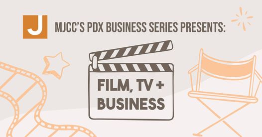 mjccpdx's tweet photo. Join the MJCC to learn a little about film, tv and business on February 1st at 1130 AM. Program starts at noon!! #business #film #tv #PDXbiz register at https://t.co/hHsMVvJYIr with @estherk and more... https://t.co/xTRWpvcc0a