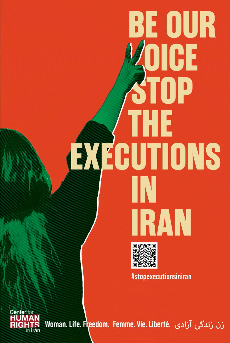 ICHRI's tweet photo. Four street protesters in Iran have already been hanged

At least 16 others are on death row

The Islamic Republic is using executions to crush dissent.

Here's how YOU can help #StopExecutionsInIran: https://t.co/5Dv9h8xpWW 

#Mahsa_Amini  #IranRevolution #Iran 
#مهسا_امینی https://t.co/JbGJsdsQ0w