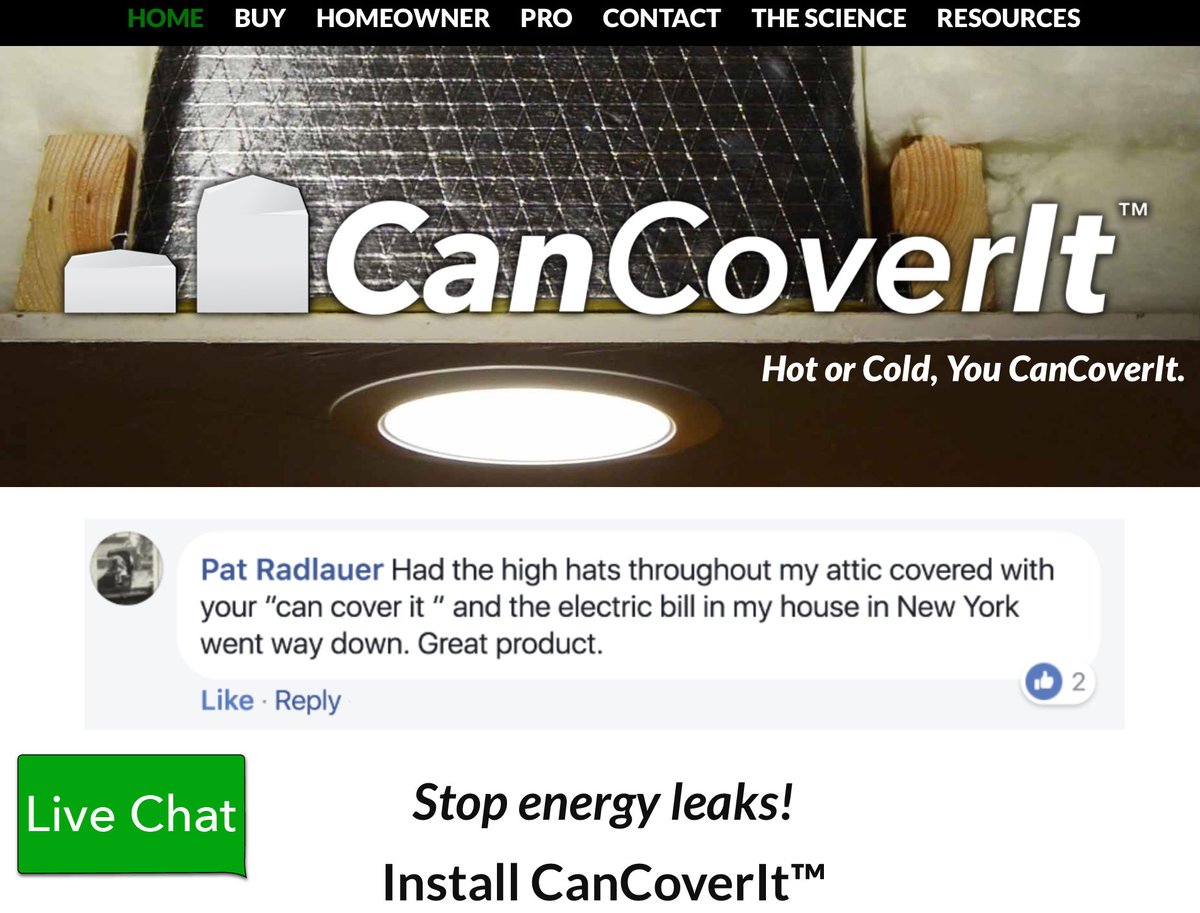 CanCoverIt's tweet photo. Every day is “Cut Your Energy Costs Day” when you install simple elegant effective ⁦@CanCoverIt⁩ #CutYourEnergyCostsDay #RuleYourAttic #energyefficiency https://t.co/oVx2y7hN5U