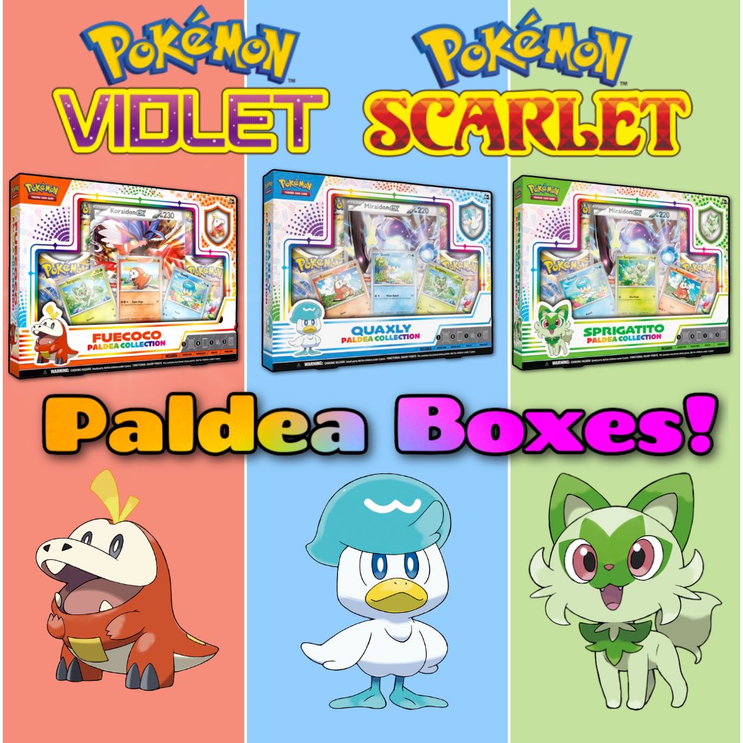 The First set of Scarlet and Violet promos are here! Get yours now at soflocollectibles.com