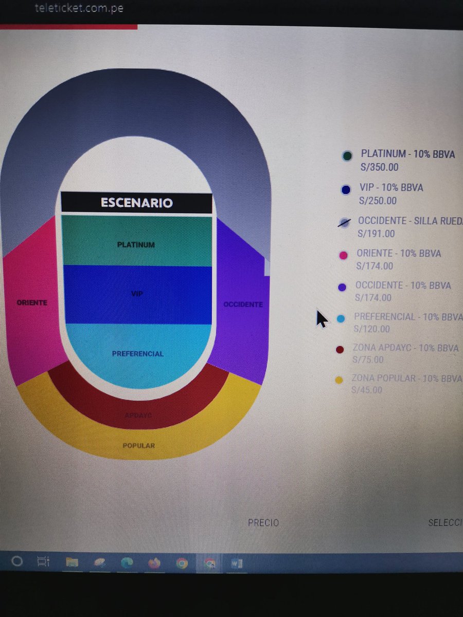 RichardSmith_H's tweet photo. Hay entradas en todas las zonas con el 10% dscto - grupo 5 https://t.co/zM6sOJEorH