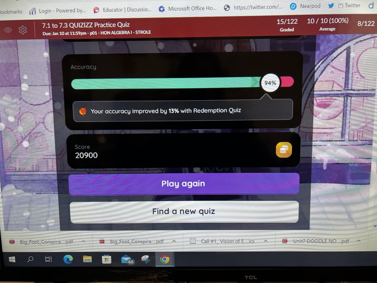 The Ss and I are both loving this new feature! Thanks @quizizz !!!