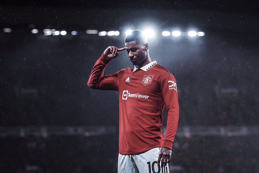 💥 Marcus Rashford has now scored in his 8th consecutive game at Old Trafford for the first time in his career. 👏🏻📈🚀