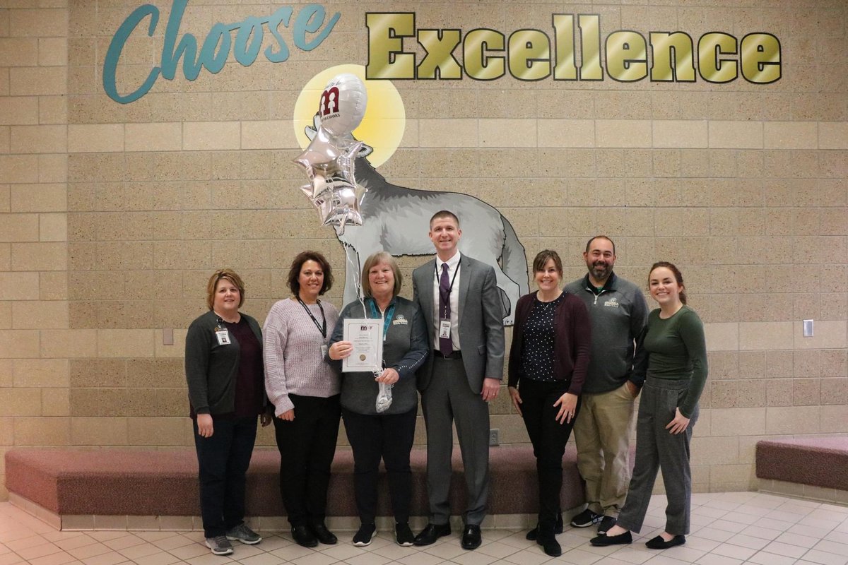 Congratulations to Kim Sharron, MPS Employee of the Month! Her positivity and smile make our office a welcoming place for all!