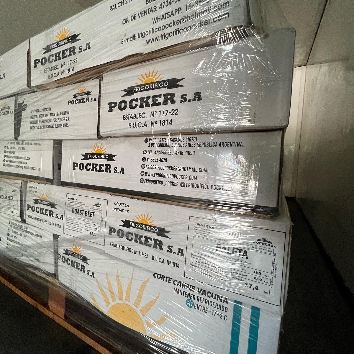 frigopocker's tweet photo. Con nuestro reparto diario a través de vehículos propios con equipos de frío, regulados y contemplados por @SenasaAR movilizamos mas de 5 mil kilos de carne semanales por mayor a lo ancho y largo de la ciudad, el conurbano y el interior de la provincia de Buenos Aires. https://t.co/PTPzgJBEEL