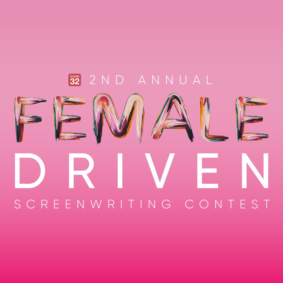 Stage 32 is proud to present our 2nd Female Driven Screenwriting Contest!
Learn more and submit your script here: bit.ly/3QBSVVh

#screenwriting #screenwritingtwitter #screenwritingcontest #writingcommunity #amwriting #scriptchat #writingcontest #femaledrivenfilm #prewga