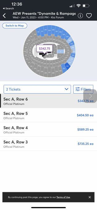 ‼️ selling two floor seat wrestling tickets to @AEW in Los Angeles at the Kia Forum!!  Couldn&rsquo;t make<a href="/tag/manyvids"class="tags"><span>#manyvids</span></a>
