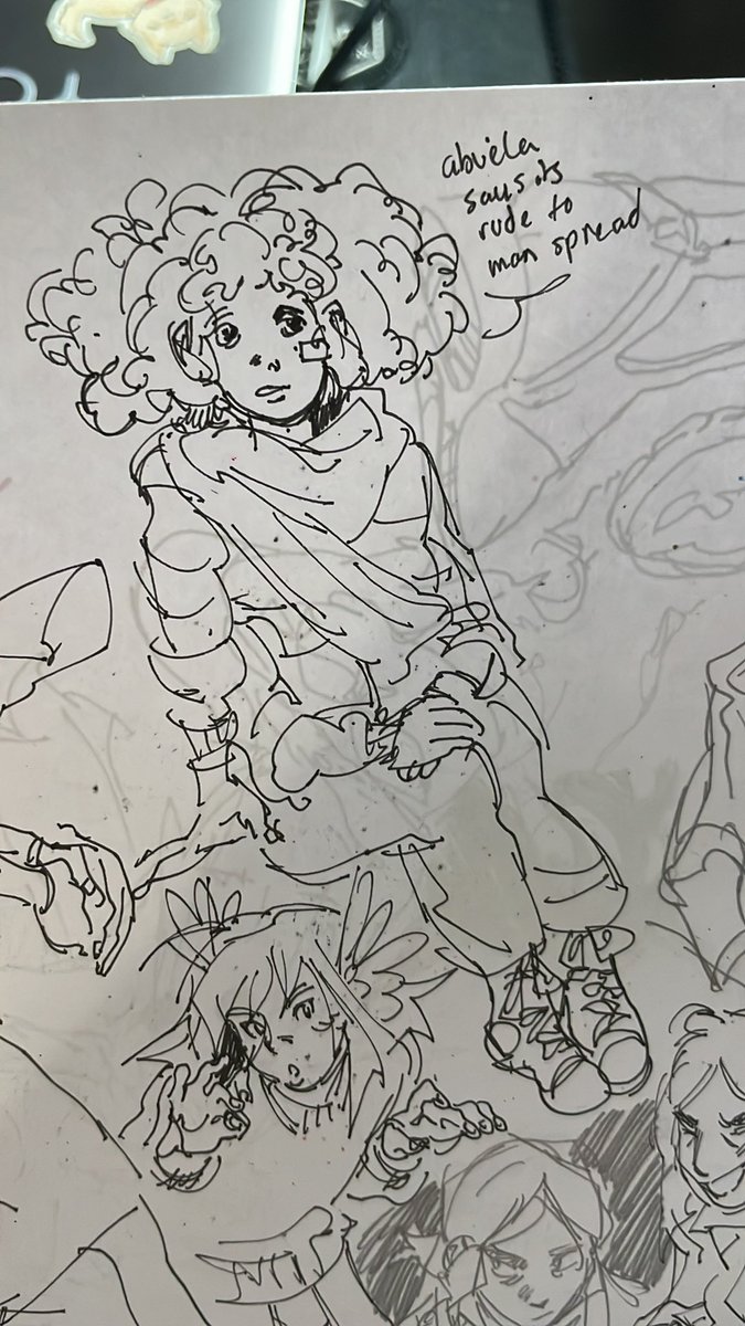 i looked back on this sketch of axel and it reminded me why theyre one of my fav ocs 