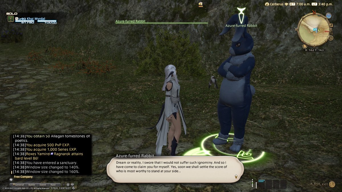 🌌 Khai 🌌 on Twitter "Last Easter there was a bun in gridania who was