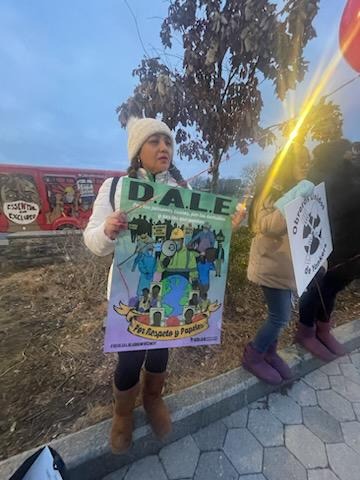 NDLON's tweet photo. #HappeningNow  Migrant workers in Westchester NY, demand action from @POTUS and DHS to protect workers denouncing labor abuse #DALE  #DALEBiden https://t.co/o7lZTixbyV