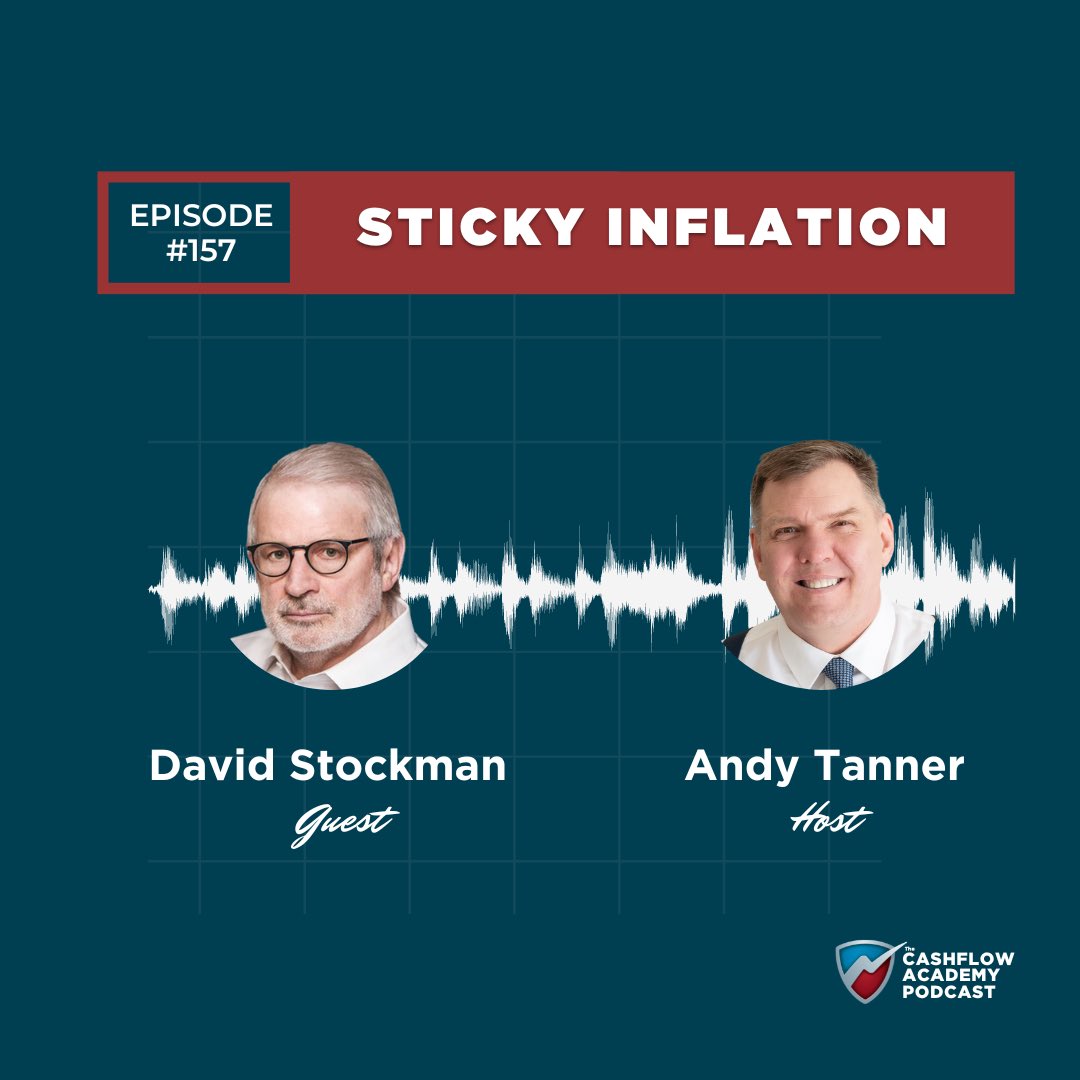 Official_TCFA's tweet photo. Discover how to protect and build your wealth amidst The Fed is raising rates in response to inflation.
Listen at your preferred podcast streaming platform.
#inflation #davidstockman #stickyinflation #thecashflowacademy #thecashflowacademyshow #wealthbuilding #protectyourwealth https://t.co/WTF8yFWmQl