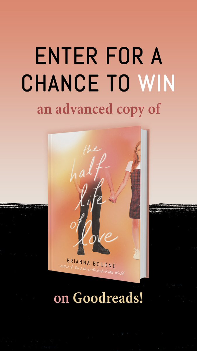 All's fair in love and death ... or is it?

Enter for the chance to win an advanced copy of THE HALF-LIFE OF LOVE by <a href="/BriannaBourneYA/">Brianna Bourne 🩰🎸🏙</a> ➡️ bit.ly/3VNhijY
