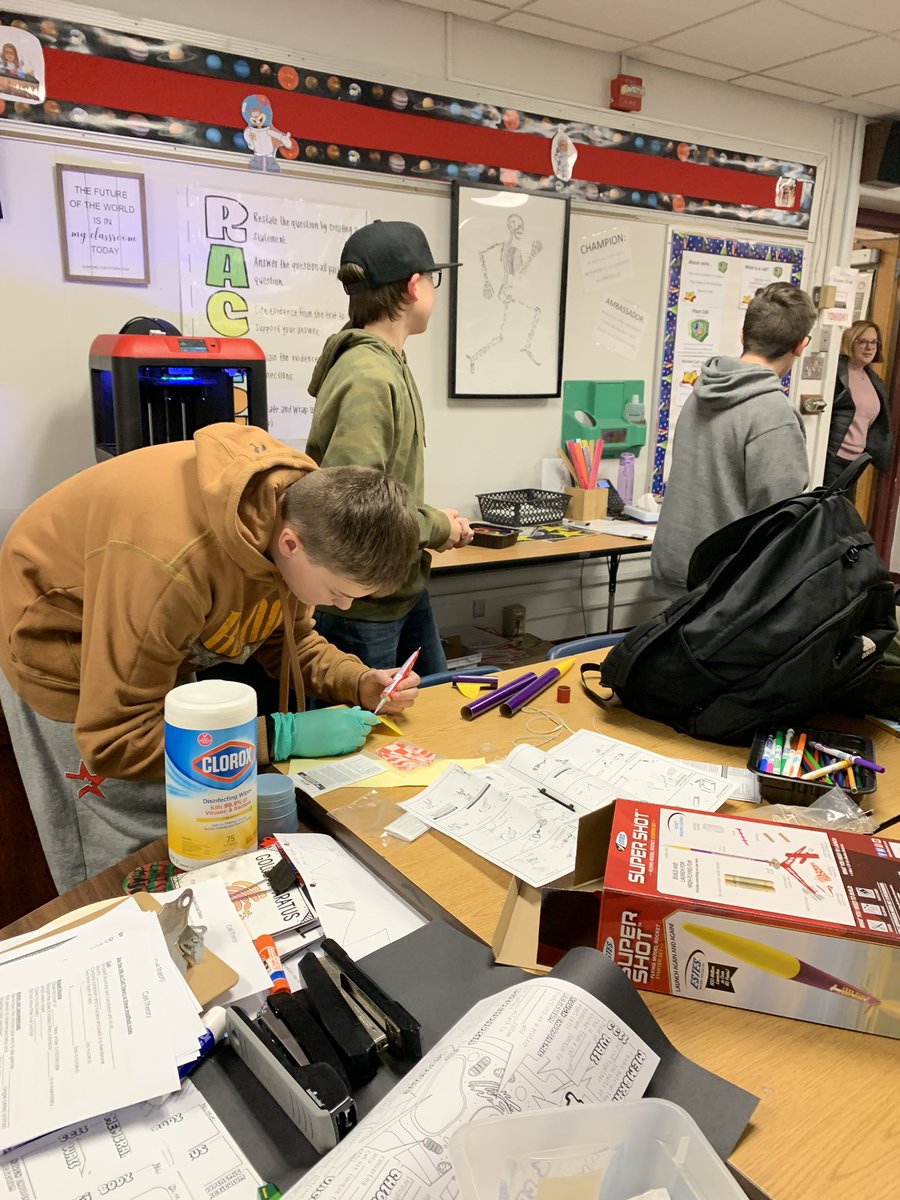 ecmslewis's tweet image. Our Science Club was busy building a rocket today. Great group of student. @ECLocal