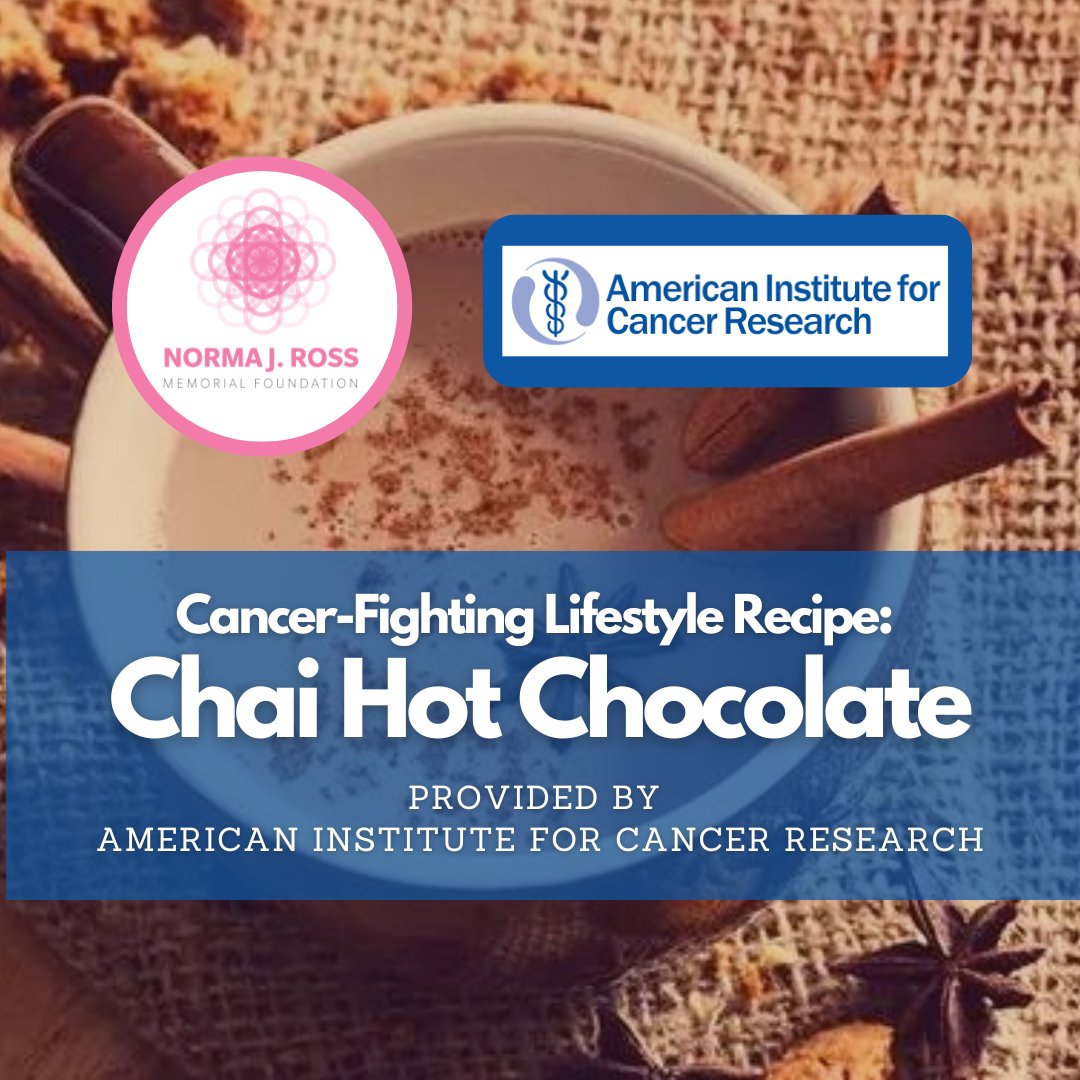 Want to find out how to make a Cancer-Fighting Lifestyle Recipe for Chai Hot Chocolate? 🧐🧾‍‍

It's as easy as "clicking" the link below. #Thanks to <a href="/aicrtweets/">American Institute for Cancer Research</a>! ➡️ ow.ly/h1aZ50Mn1Tu
