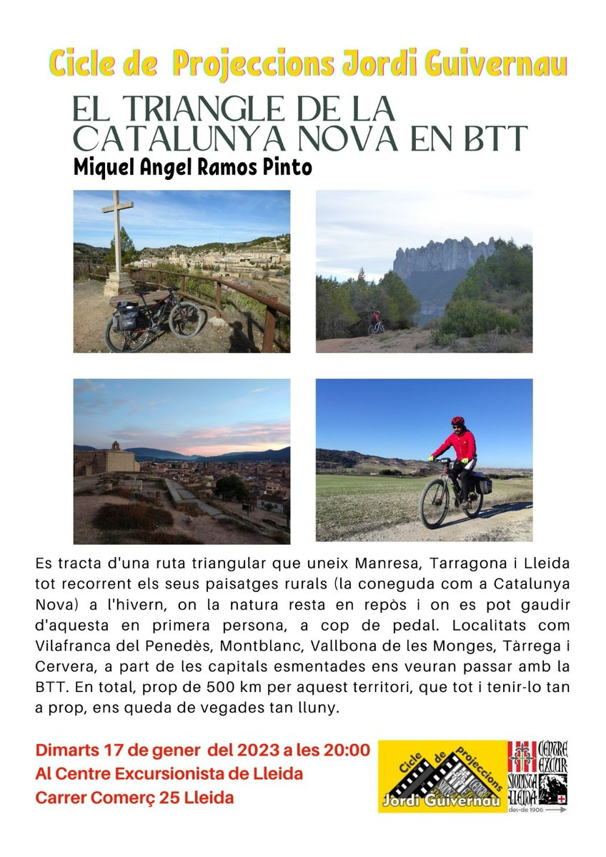 cel_lleida's tweet image. Us compartim les activitats previstes pel mes de Gener😀❄⛄⛷️🏂🧗‍♂️🚵
#btt #excursionisme  #esquidefondo #feec #projeccions