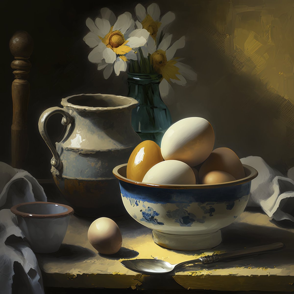 Still Life with Eggs 

Amazing work by <a href="/EggBoisNFT/">EggBoi🥚</a>