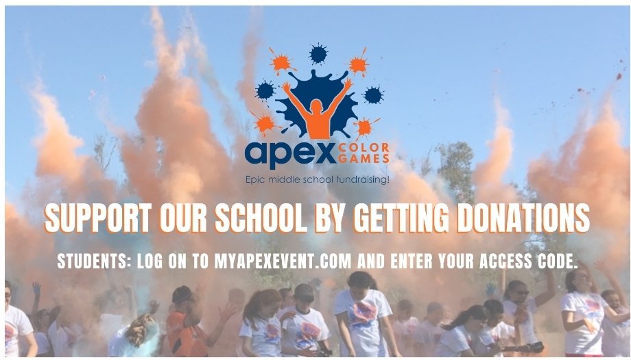 NISDStrausPTA's tweet photo. Students had a blast meeting the Apex Color Battle team today! They received pledge sheets to log donations online. Fundraiser starts tomorrow! Ask your student all the detaisl!
https://t.co/6EiI4heRL0 with them to share their page with family and friends! #ColorBattleSA #ApexSA https://t.co/Ay4LsE9uVQ