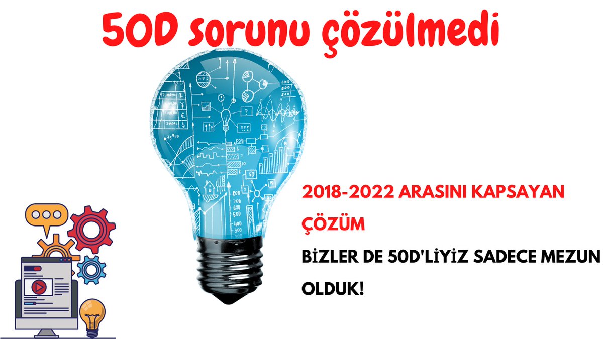 2018-2022 yılları arasında görev süresi dolan 50d’lilerin mağduriyeti devam ediyor. Akademiye geri dönmek, işimizin başına geçmek istiyoruz #50dsorunuçözülmedi @yilmaz_ismet58 <a href="/mustafaelitas/">Mustafa Elitaş</a> <a href="/AvOzlemZengin/">Av. Özlem Zengin 🇹🇷</a> <a href="/turanbulent/">Bülent TURAN</a> <a href="/akbasogluemin/">Av. M.Emin AKBAŞOĞLU 🇹🇷</a> <a href="/yilmaztunc/">Yılmaz TUNÇ</a>