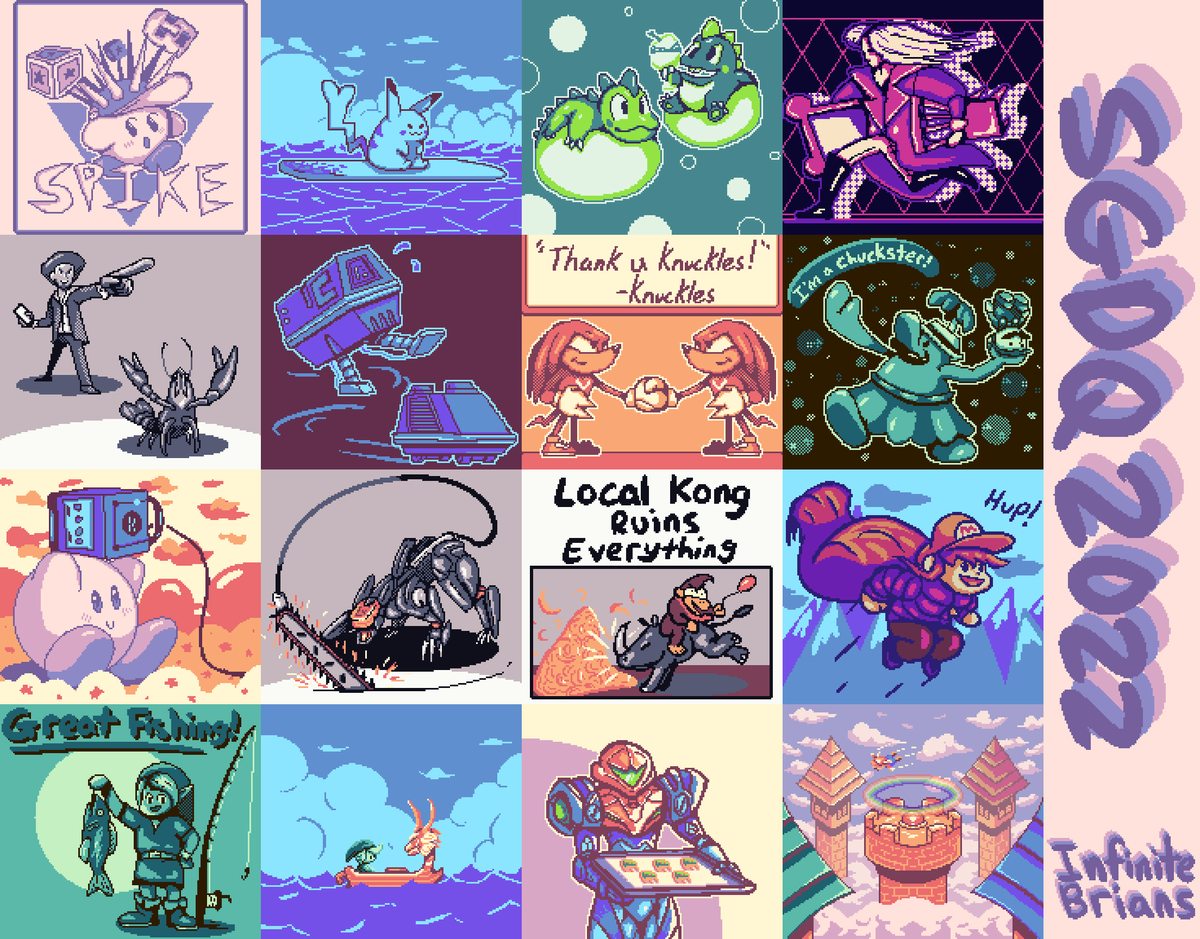 various pokemon red/blue sprite drawings by infinitebrians on