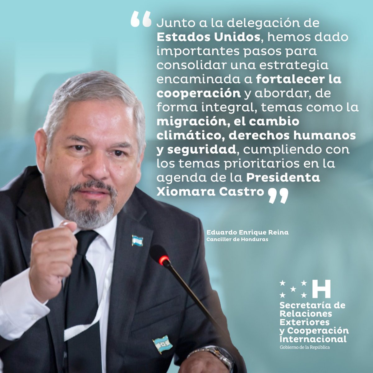 Cancillería Honduras tweet media