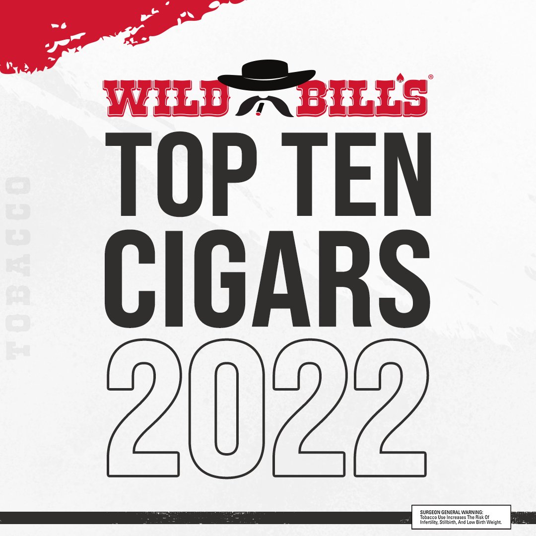 Wild Bill’s Top Ten Cigars 2022 

Turn on post notifications to find out our Top 10 selling cigars from 2022! 

#wildbills #wildbillstobacco #top10 #top10cigars #2022recap #topseller #cigars #cigarsdailynation #cigars #cigaraficionados #cigarlife