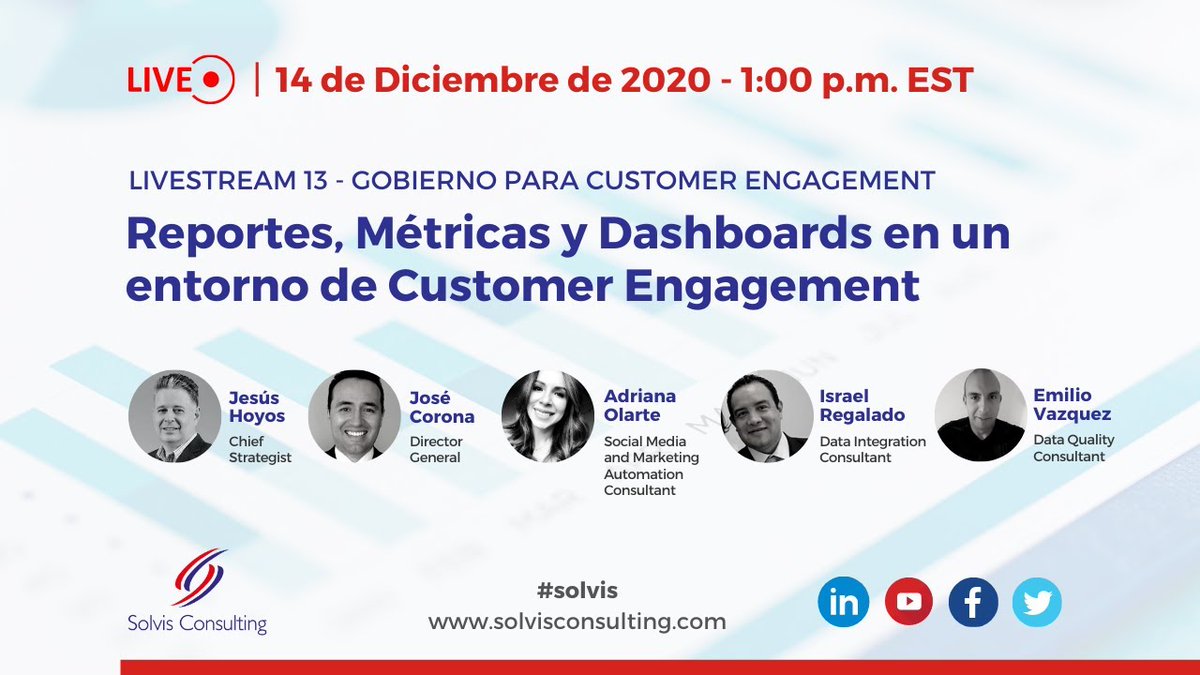 solvis's tweet photo. Te invitamos a escuchar la importancia de entender los Reportes, Métricas y Dashboards en un entorno de Customer Engagement. 

#Solvis #CRM #CX

https://t.co/IMoY3GhTea https://t.co/fVIx1g9yqT