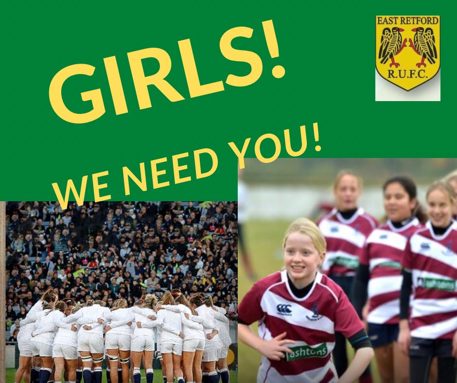 RetfordRUFC's tweet image. We need girls in Years 5, 6 &amp;amp; 7 to join our new girls team! 🙋🏻‍♀️🏉 We train every Sundays at 10am. If you’re interested in giving it a try or would like more information please contact us on Facebook or email juniors@retfordrugby.com