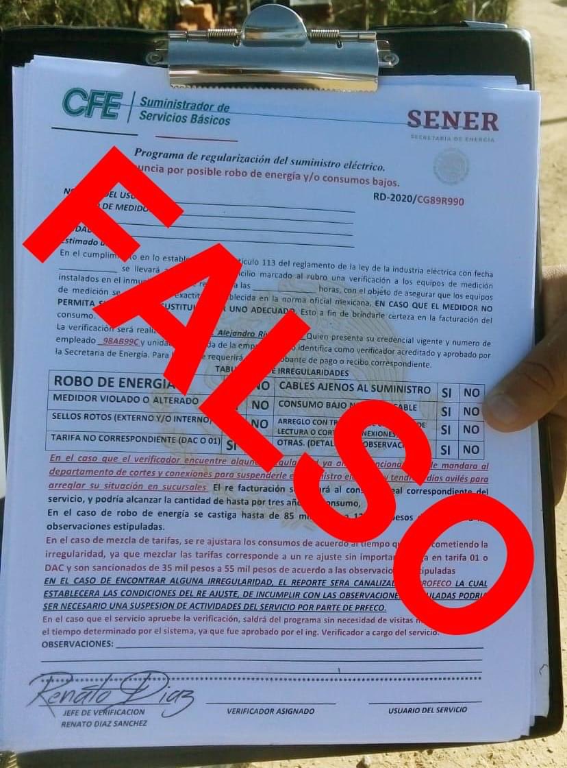 CFEmx's tweet photo. #FakeNews | ¡Ten cuidado! Existen mensajes que buscan suplantar la identidad de la CFE, y que podrían vulnerar tus datos personales y hacer mal uso de ellos.
Consulta tu saldo y paga tu recibo de luz a través de:
#AppCFEContigo
https://t.co/oCDFmd5Qed
@CFE_Contigo https://t.co/6gKDRTIP7u
