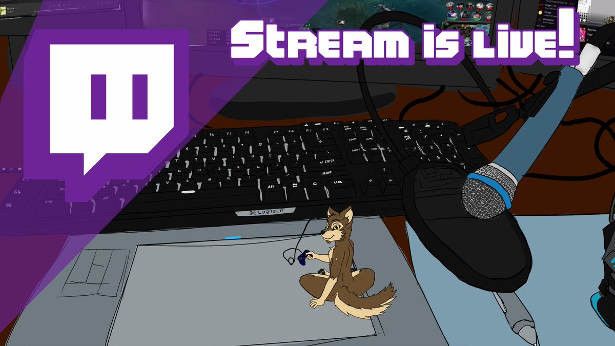 Arkwulff's tweet image. Stream is live! twitch.tv/arkwulff
