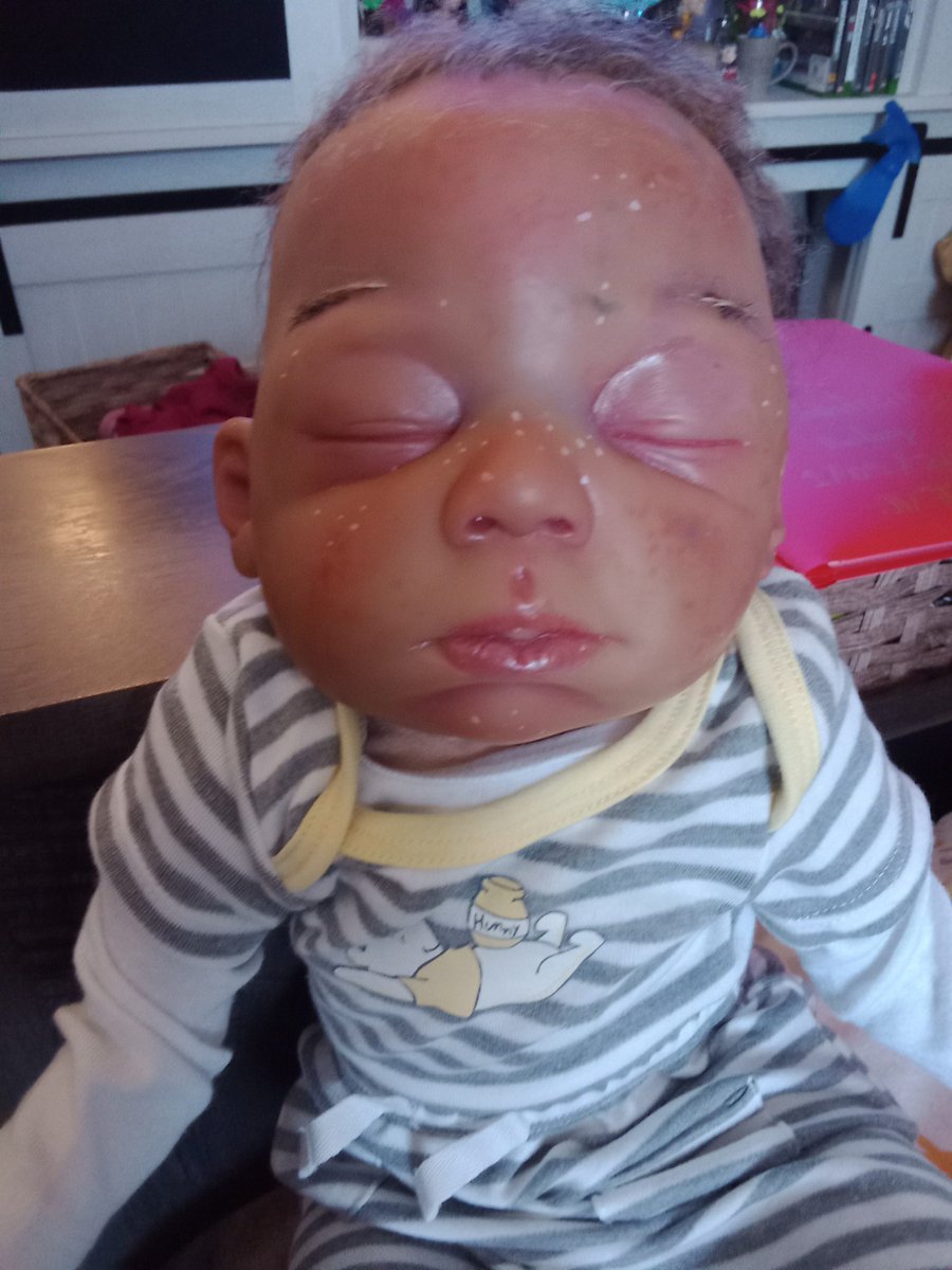 AngelicScroll95's tweet photo. Great news everyone: Little Bailey made it home yesterday! Yay! #reborns #reborndoll #reborndolls #ShopUpdates https://t.co/LewsODoxfa