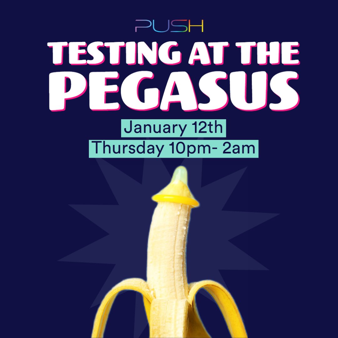 See you this Thursday @thepegasussa from 10pm-2am  for free STI testing, free swag, free condoms, and more!😏 See you then and make sure to ask about PrEP! 💊⁠
-⁠
#PrEP #HIVprevention #freeswag #HIV #PUSH #AARCSA #SanAntonio⁠
