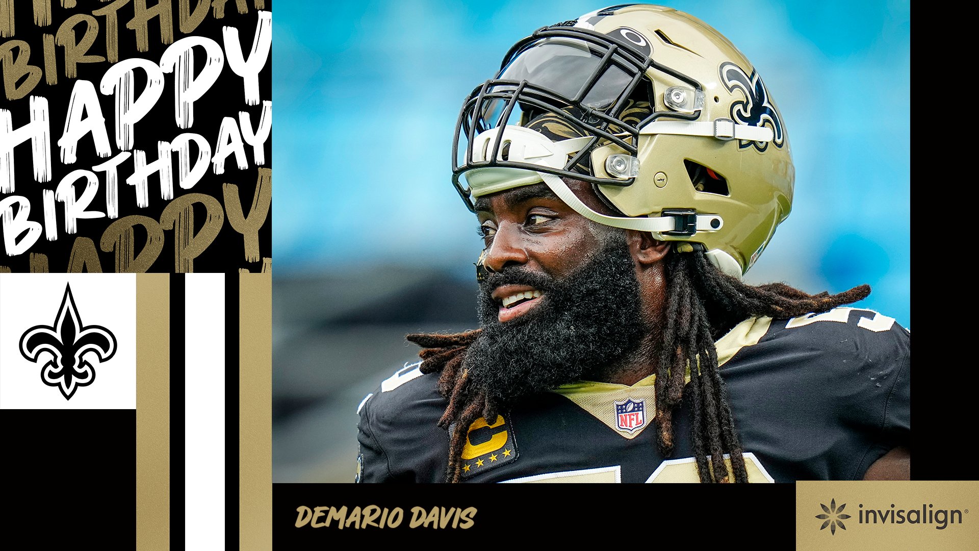 Saints: Happy birthday,   | 