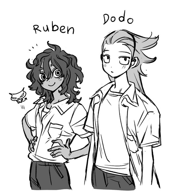 Waaaaa bows down to you all.... thank you so much for always supporting these two dummies TT!!!! heres a little doodle for u 🤲 https://t.co/rA6S029lXI 