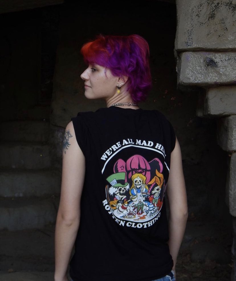 Rottenco's tweet image. #rottenclothingco #hopelessromantic  #inkmaster #tattoos #tatted #horrornerd #metalhead #halloween #streetwear #rock #scream #halloween #spooky #halloween #hhn #horrornights  #disney #alt #goth #skeleton #smallbusiness #oogieboogiebash #oogieboogie #nightmarebeforechristmas