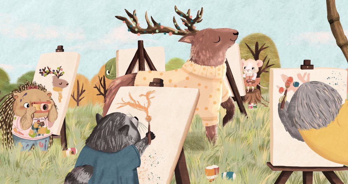 IshaaLobo's tweet photo. #PortfolioDay

Hi, I'm a Children's Book Illustrator rep'd by Jen Rofé at @AndreaBrownLit See my work at: https://t.co/ul3zTJw7OD 🌻 https://t.co/xLLOokYd19