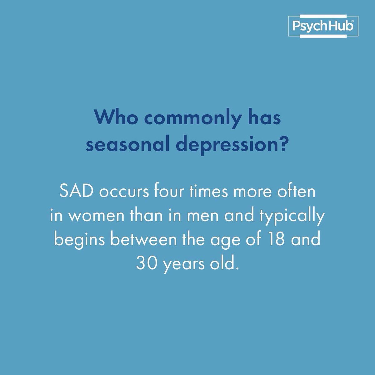 “Depression, especially this time of year, can be a real concern for many. 
It can feel like there is a mismatch…
To learn more about the topic of seasonal depression, treatment approaches, and when to seek professional support, check out our newest blog post…⁠” @PsychHub